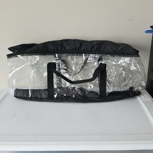 Clear Baseball Cap Storage Travel Bag Hat Organizer Holds Multiple Caps